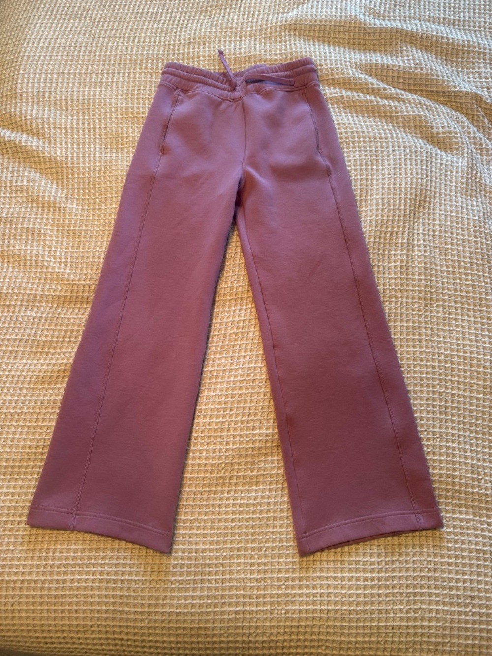 abercrombie kids Dusty Mauve Wide-Leg Sweatpants